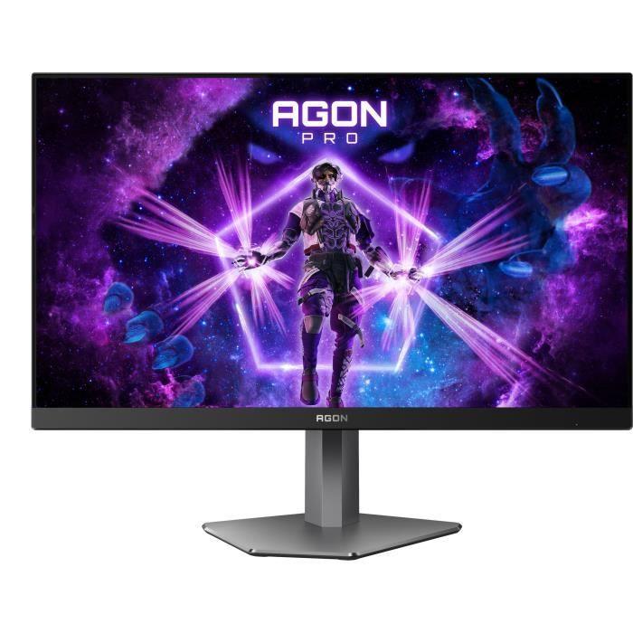 Écran PC - AOC - AG246FK - 24" FHD - Dalle TN - 540Hz - 0,5ms - Ajustable En Hauteur - 2 HDMI 1 DP - Adaptive Sync - Noir