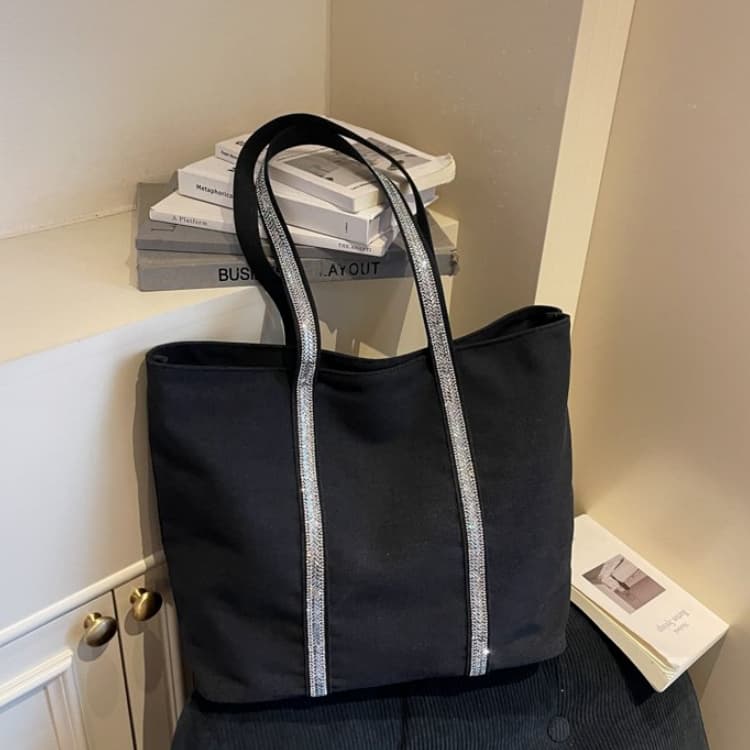 Bolsa de ombro feminina de grande capacidade