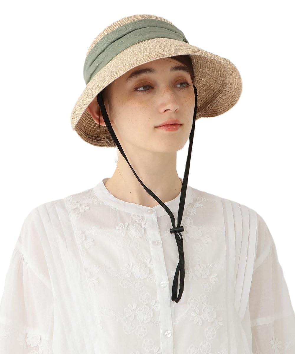 Tea Afternoon Tea LIVING Hat JS67 Washable Breton UV Hat Ivory [Afternoon Living]