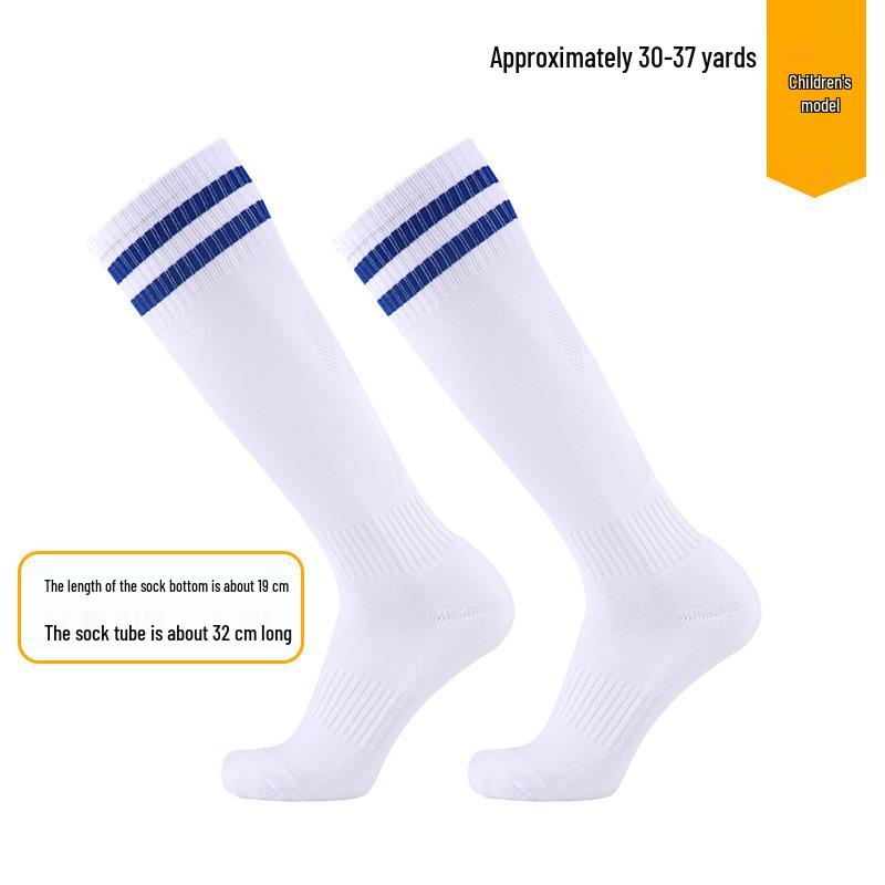 Anti-Slip Long Football Socks for Men, Women, and Kids - Mid-Calf to Over-the-Knee Sports Design