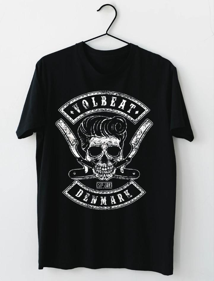 Volbeat Denmark Band Short Sleeve T-shirt size S-5XL XL