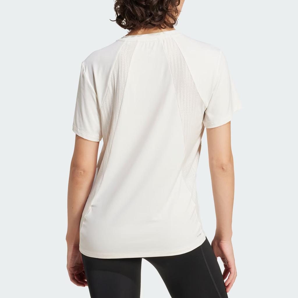 Adidas Climacool Intensity Quick-Dry Breathable Sports Fitness Crew Neck T-Shirt Women Tops Pink White JZ6282