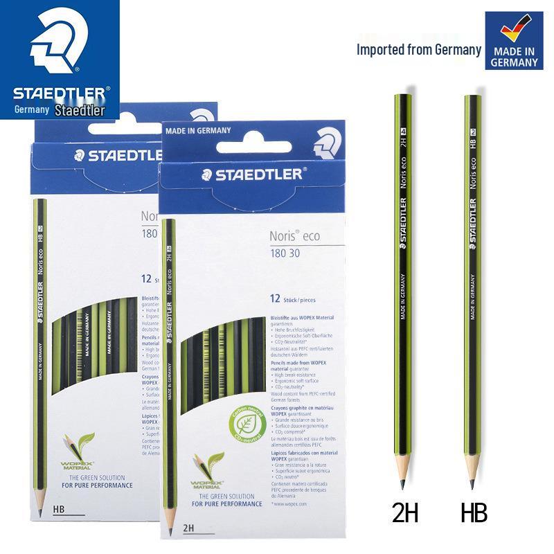 STAEDTLER HB2H Eco-Friendly Hexagonal Pencil for Primary Students - Break-Resistant Core HB чёрный