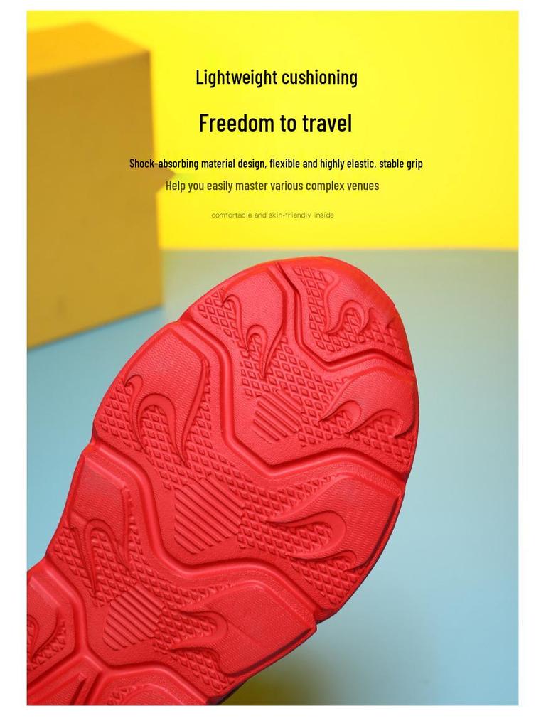 Kids' Light-Up Cartoon Mesh Running Shoes - Autumn 2025 Breathable Style