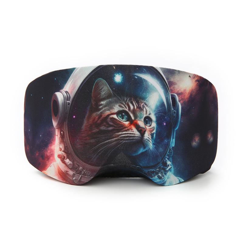 Ski and snowboard goggles protective case, portable storage, spherical snow goggles, anti-scratch lens cloth/Ski goggles cover