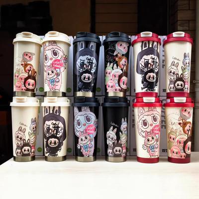 Stainless Steel Portable Coffee Cup Large Capacity Water Cup 530ML