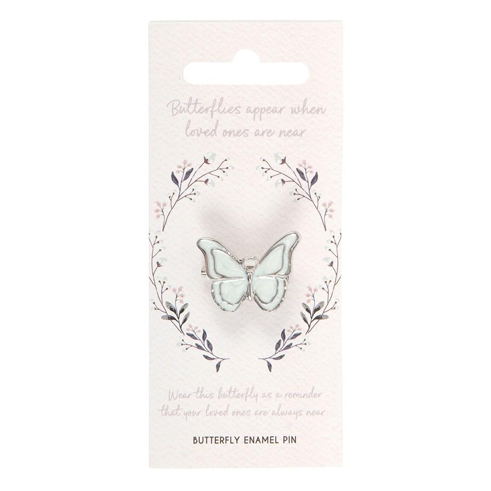 Something Different Butterflies Appear Enamel Butterfly Badge