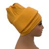 Raw Silk African Turban Cap Flower Headwrap Bonnet Nigeria Wedding Headtie Wedding Party Headgear Turbante Mujer
