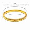 Holographic Ice Breaker Gold Bracelets Fish Scale Pattern Shiny Cuff Starry Golden Bangles  Wedding