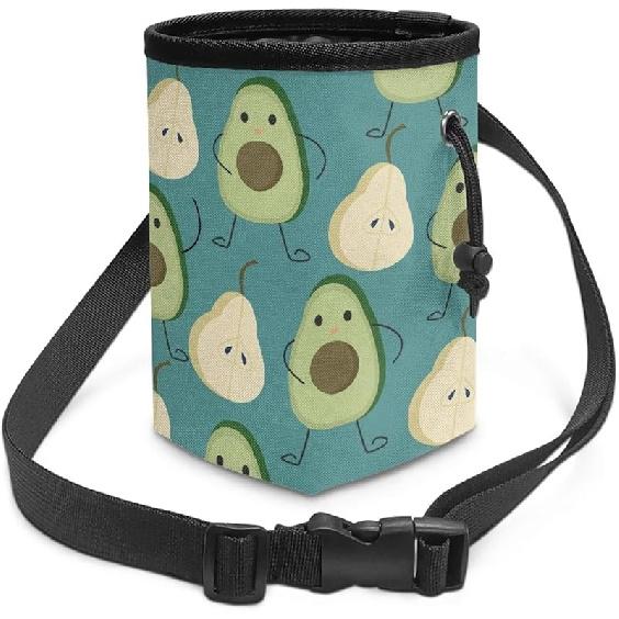 Horse Floral Dog Treat Pouch Versatile Puppy Dog Training Treat Bag Dog Food Dispenser Reward Pouch Perfect for Long Walks Or Training, 3 Ways To