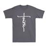 Faith Cross Funny Christian Christianity Faith Religious Retro Unisexs Tshirt