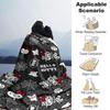 1 Stück Hello Kitty Halloween Decke Leichte Flanelldecke für Sofa Bett Reise Camping Wohnzimmer Büro Couch Stuhl