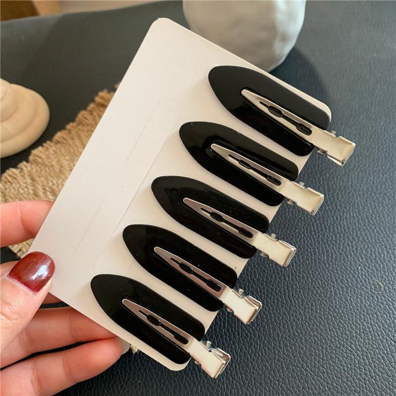 5/10pcs Set No Crease Basic Hair Clips for Women And Girls Hair Accessories No Bend Barrettes for Hair Styling