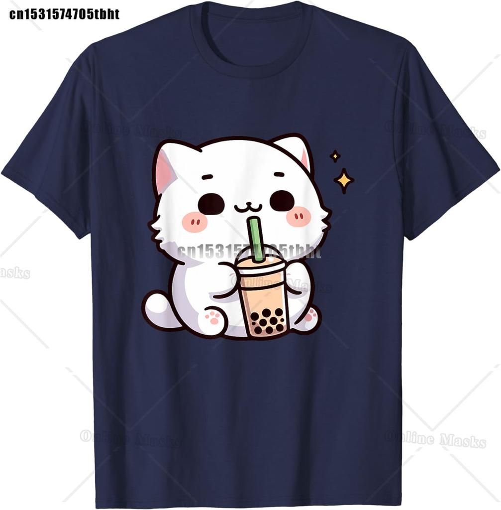 Kawaii Corgi Dog Shiba Inu Drinking Bubble Tea Boba TShirt Kawaii Drinks Outfit Japanese Shirt Harajuk Tees Anime Lover Tee