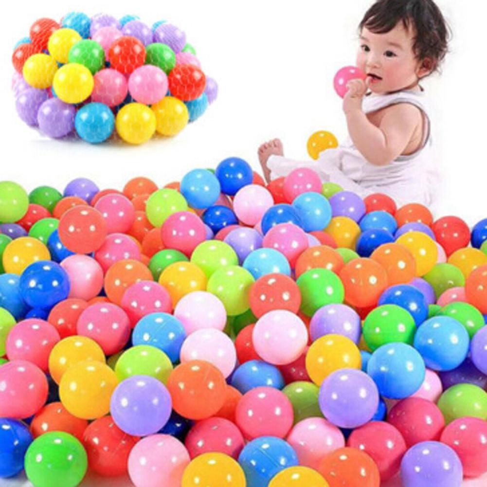 100pcs 4//5.5cm Plastic Colorful Baby Kids Secure Ocean Ball Pits Swim Pool Toy