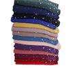 180*70cm Muslim Headscarf Windproof Beads Shawls Breathable Islamic Turban Headband  Party Decor