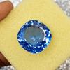 Natural Blue Sapphire Loose Gemstone 34.80 Ct Square Cushion September Birthstone for Jewelry Making