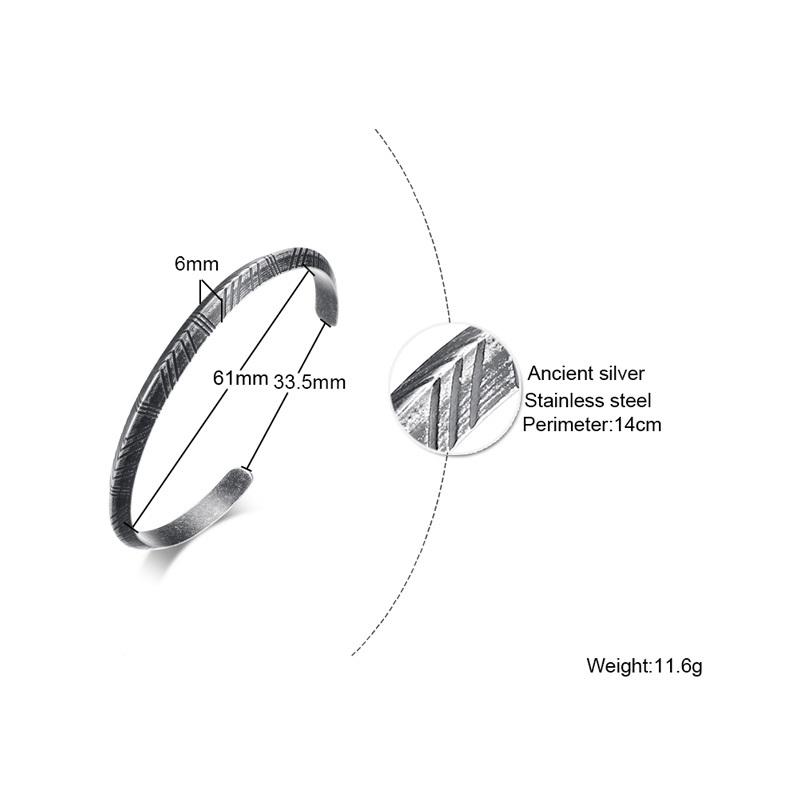 Dames Dun Armbandje, Roestvrij Staal Manchet Armband, Dunne Manchet, Vriend Manchet, Cadeaus voor Hem, Vaderdag Cadeaus