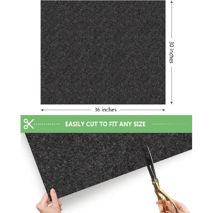Oil Spill Mat For Garage Floor Under Car - 30X36 Inches Oil Splash Pad, Mechanic Floor Mat For Motorcycle, Refrigerator, Golf Cart, Basement