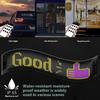Car Windshield Sign Flexible LED Car Display Ultra-Thin USB Powered Screen with 1500 LEDs Smart APP Control Eyes Headlights Kit