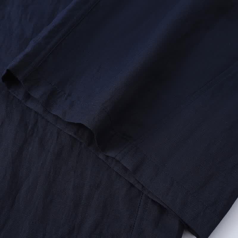 La Chapelle Women's Summer Tencel Linen Wide-Leg Straight Pants