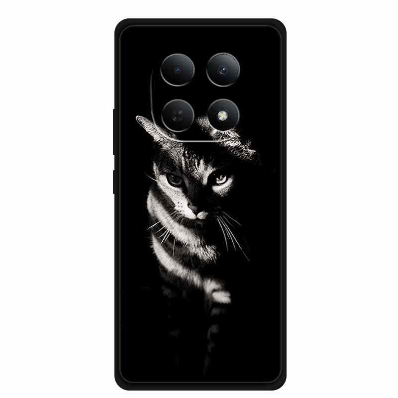 Cover For Xiaomi POCO M8 Case Funda For POCO M 8 Bumper Protective Luxury TPU Soft Silicone Back Phone Cover Animals Lion Tiger