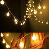 LED String Lights, Warm White Ball Fairy Lights, Waterproof Decorative Starry Lights for Bedroom Patio Parties, Battery Powered