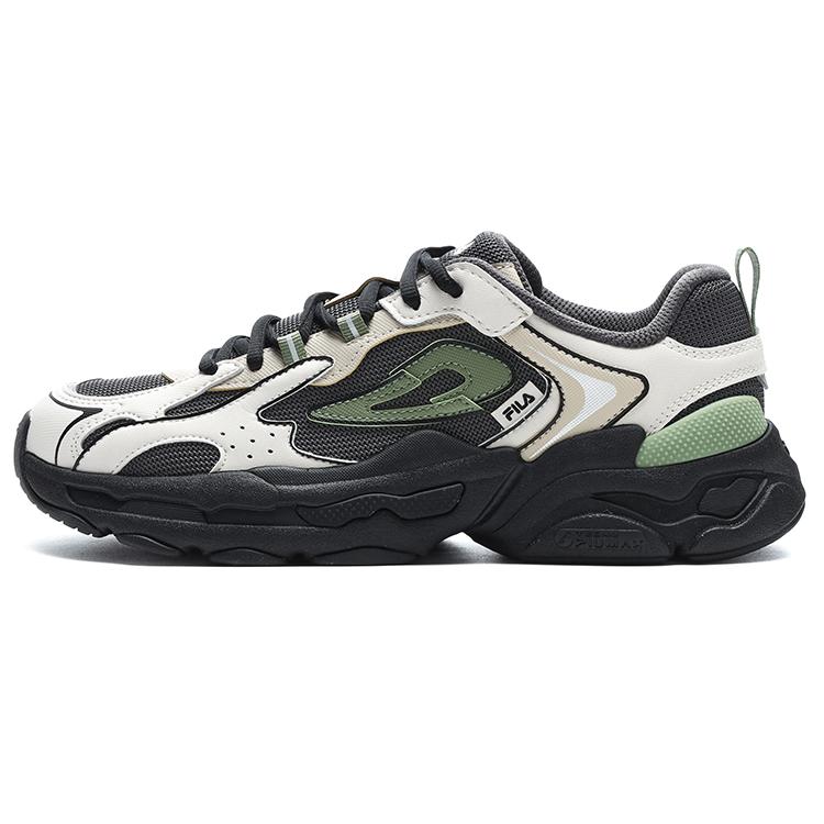 FILA Y2K 3M Sneakers  White Black Green  Women s F12W312103FAM 36