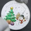 Santa Claus commemorative coins, reliefs, commemorative medals, metal crafts, gold coins, gifts, Christmas gifts