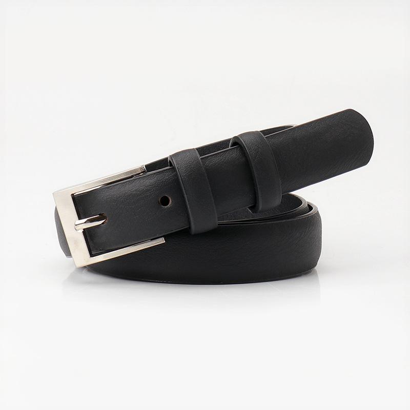 Belt Women'S Fashion Alloy Pin Buckle Women'S Belt Simple Casual Decoration Jeans Belt
