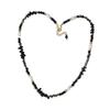 Objet213 Zigzag Off Black Natural Stone Necklace