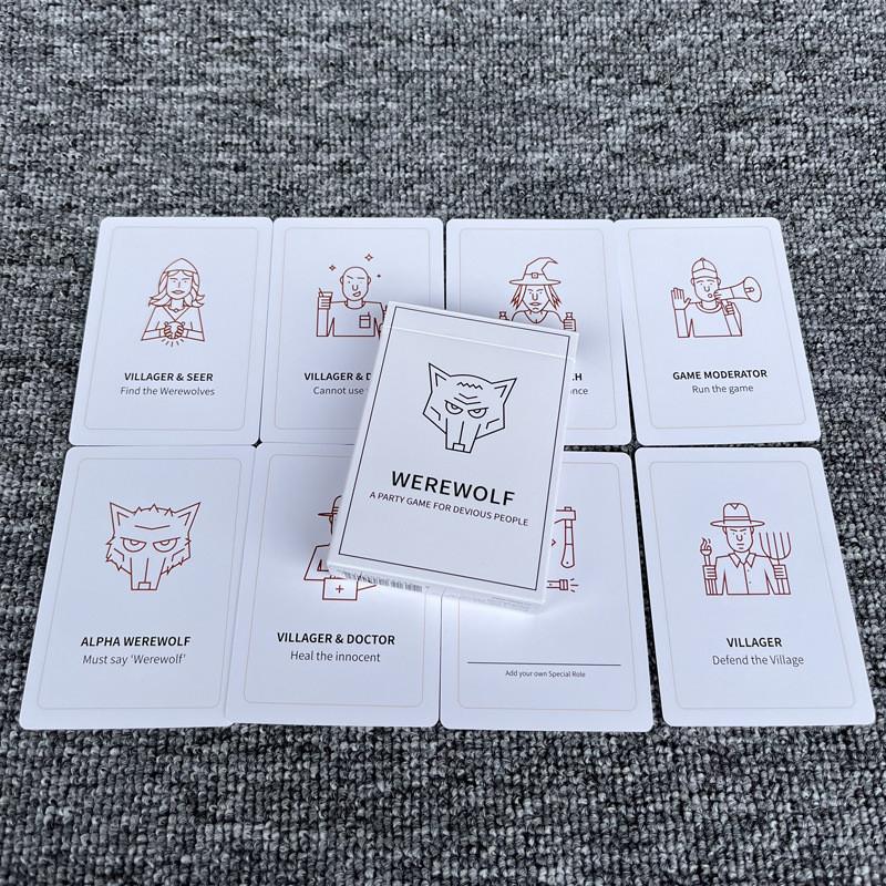 Werwolf-Karten Fesselndes Soziales Strategie-Tischspiel Für Partys Und Zusammenkünfte