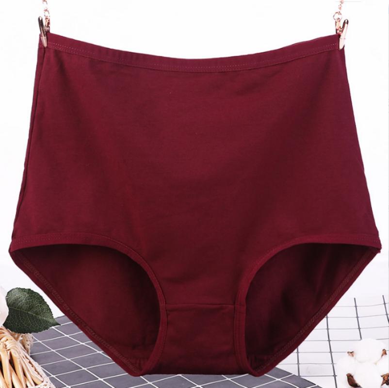 Women Underwear Extra Large Big Size Briefs Breathable Large Panties Leakproof Cotton High Waist Undershorts Leggings