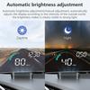 Car Head Up Display Projector Screen Speed Meter Overspeed Alarm Digital HUD with Odometer Smart Head Up Display LCD Display