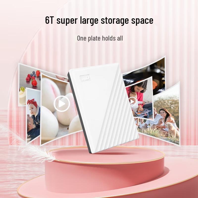 

WD My Passport Portable External Hard Drive USB 3.0 6TB