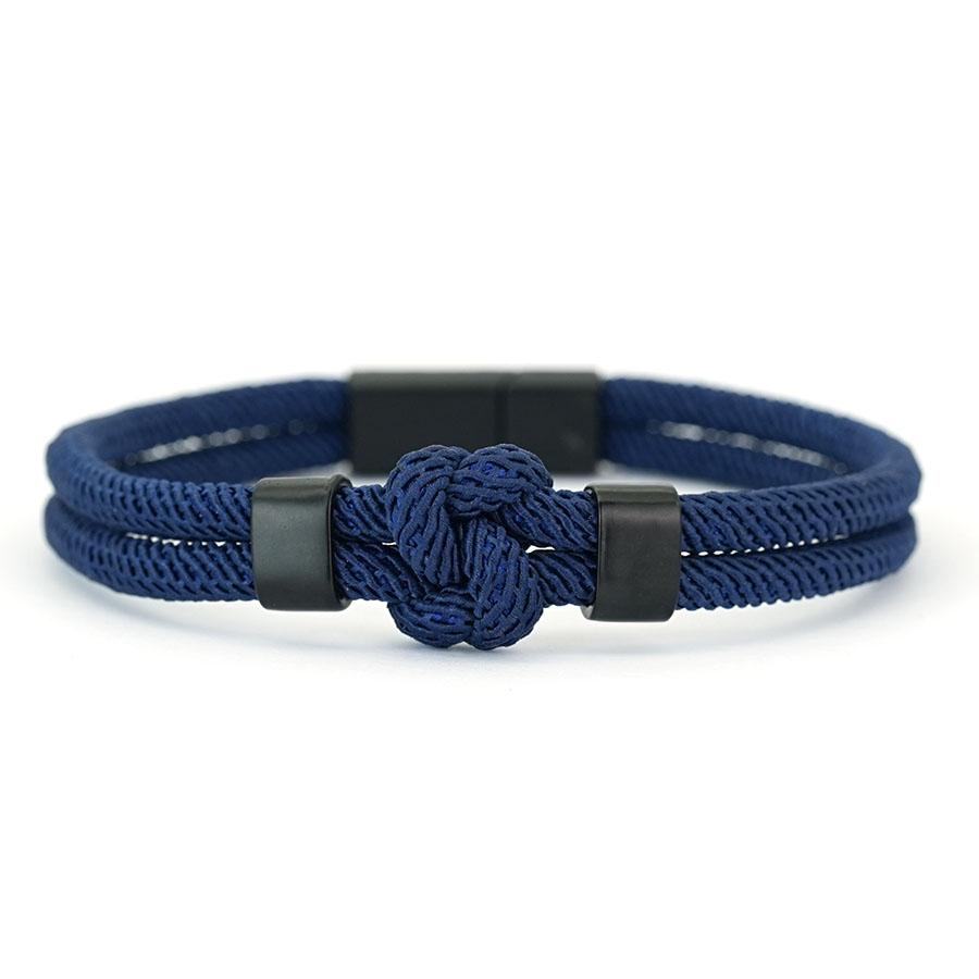 Creative Cord Bracelet For Men 6 Colors Options Special Braided Knot Charm Braslet Perfect Gift For Him Wrist Accessories Homme