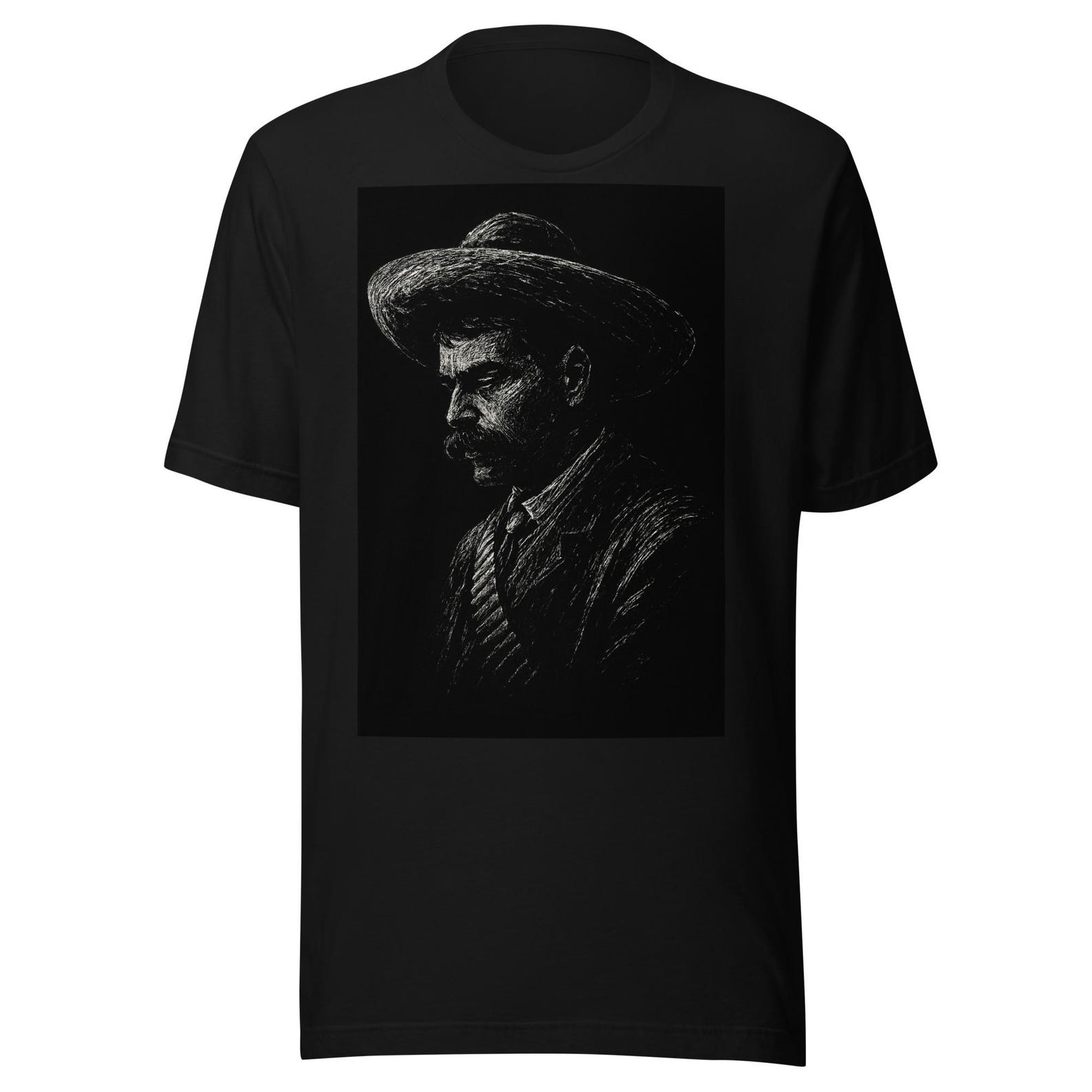 General Emiliano Zapata Semi tono nisex t-shirt L