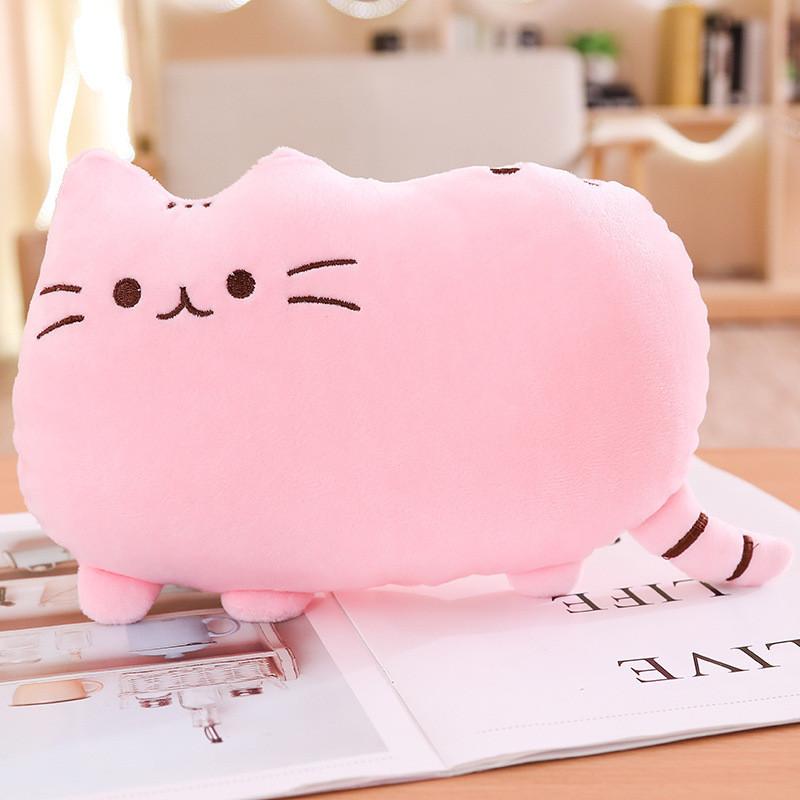 Cute Cookie Cat Plush Toy With Pp Cotton Filling For Kids Bedroom Decor