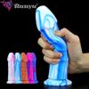 Giocattoli colorati del sesso del pene finto in silicone per donne, giochi per adulti, masturbazione femminile