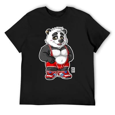 CHUNKY PANDA - BEARZOO SERIES T-Shirt Shirts Graphic Valentines Clothes Topping Custom Shirt Men T Shirts