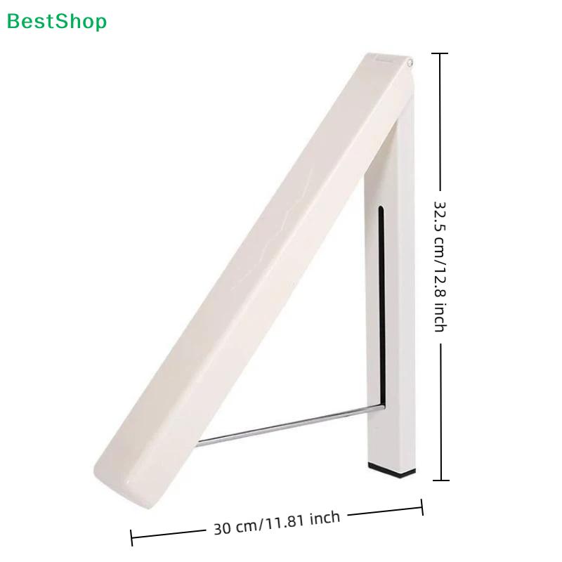 Foldable Wall-Mounted Clothes Hanger Rack - Space-Saving Aluminum Folding Hook Organizer for Bathroom,Bedroom & Laundry Room
