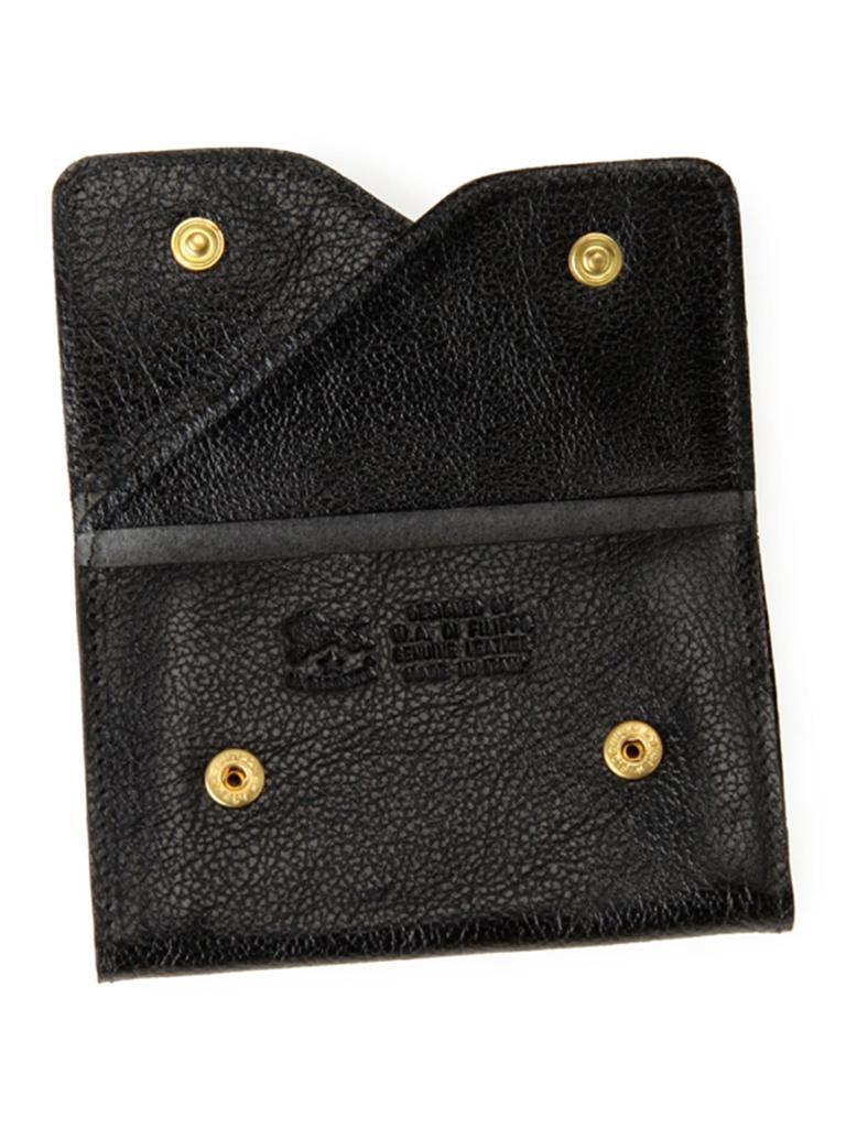 Card Case Leather Genuine Leather Cowhide Unisex Dark Brown [IL BISONTE] Women's Men's
