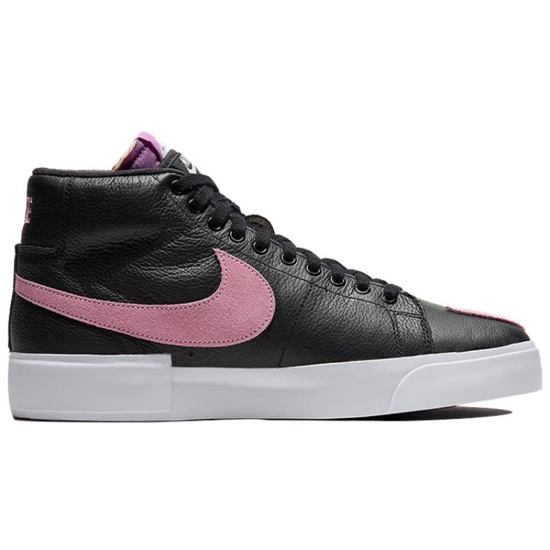 Nike SB Zoom Blazer Mid Edge Black Pink Rise  Skateboard Shoes DA2189-002