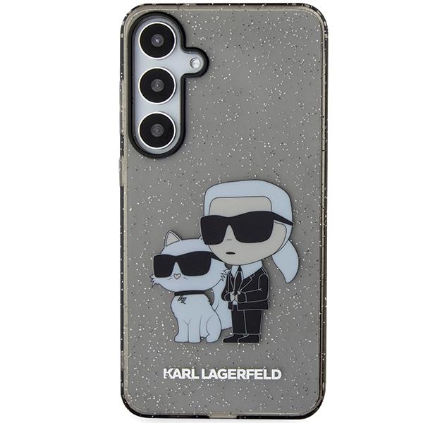 Karl Lagerfeld Klhcs24Mhnkctgk S24+ S926 Svart/Black Hardcase Glitter Karl&Choupette