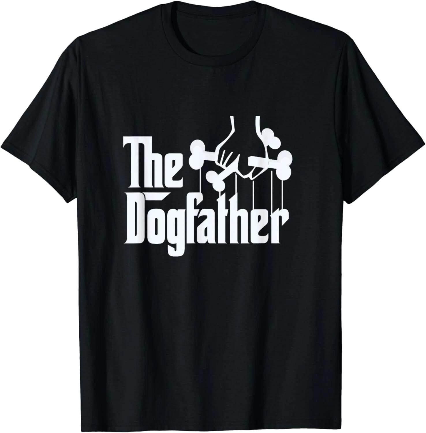 

The Dogfather Shirt Dog Dad Fathers Day GifT-Shirt Dog Lover Gift Unisex T-Shirt S