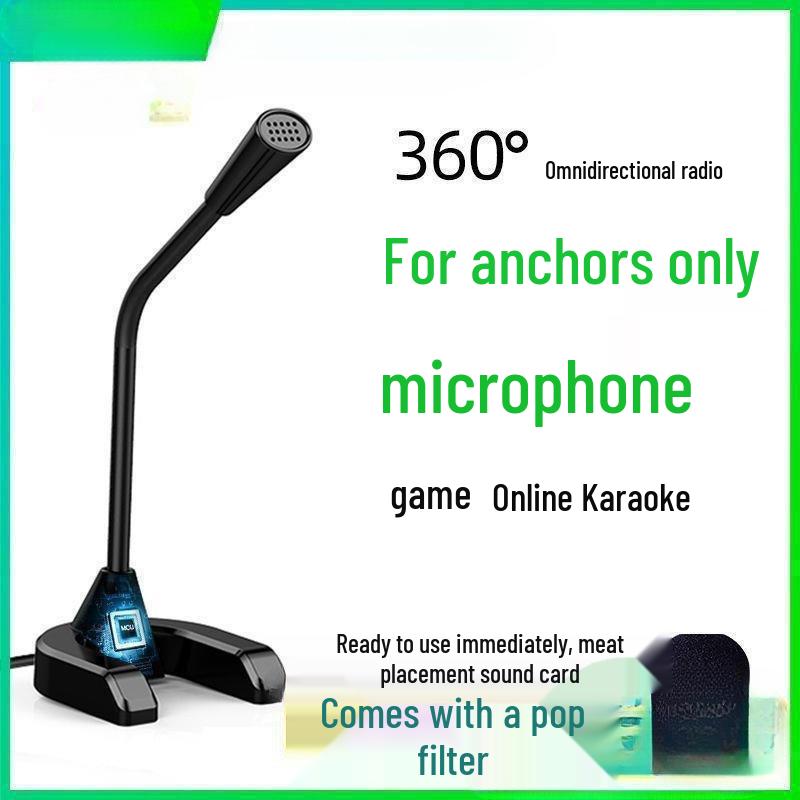 Desktop Microphone for Streaming, Gaming, and Voice Chat
