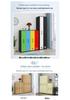 Mobile Dustproof Bookshelf: Sliding, Wheel-Equipped, Drawer-Type Storage Cabinet