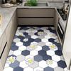Kitchen Carpet Oil-proof Non-slip Waterproof Rug Pvc Leather Floor Mat Home Decor Large Area Rugs Alfombra De Cocina