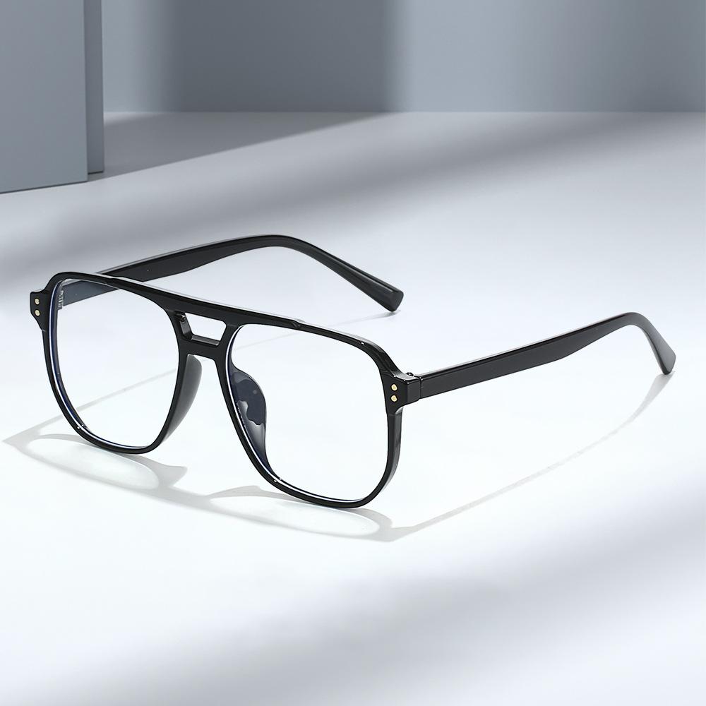 Retro Fashion Women Anti-blue Light Glasses Men Women Transparent Computer Glasses Frame Eyeglass Square Eyeglasse