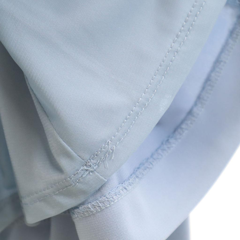 CHRISCELIN made in Japan French sleeve one piece 38 light blue Women Used